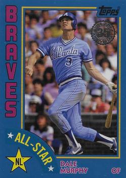 2019 Topps - 1984 Topps Baseball 35th Anniversary All-Stars Blue #84AS-DM Dale Murphy Front