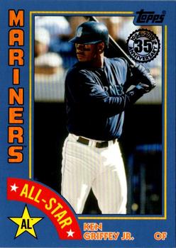 2019 Topps - 1984 Topps Baseball 35th Anniversary All-Stars Blue #84AS-KG Ken Griffey Jr. Front