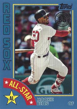 2019 Topps - 1984 Topps Baseball 35th Anniversary All-Stars Blue #84AS-MB Mookie Betts Front
