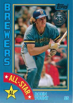 2019 Topps - 1984 Topps Baseball 35th Anniversary All-Stars Blue #84AS-RY Robin Yount Front