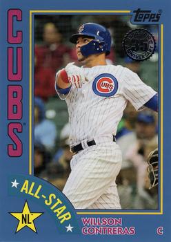 2019 Topps - 1984 Topps Baseball 35th Anniversary All-Stars Blue #84AS-WC Willson Contreras Front