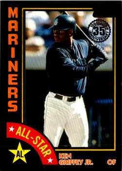 2019 Topps - 1984 Topps Baseball 35th Anniversary All-Stars Black #84AS-KG Ken Griffey Jr. Front