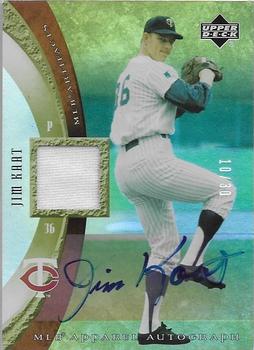 2005 Upper Deck Artifacts - MLB Apparel Autographs #MLB-JK Jim Kaat Front