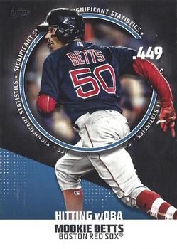 2019 Topps - Significant Statistics Blue #SS-9 Mookie Betts Front