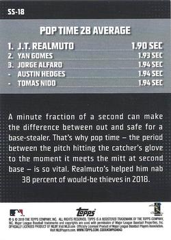 2019 Topps - Significant Statistics Blue #SS-18 J.T. Realmuto Back