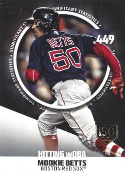 2019 Topps - Significant Statistics 150th Anniversary #SS-9 Mookie Betts Front