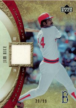 2005 Upper Deck Artifacts - MLB Apparel Rainbow #MLB-JR Jim Rice Front