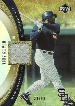 2005 Upper Deck Artifacts - MLB Apparel Rainbow #MLB-TG Tony Gwynn Front