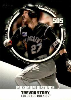 2019 Topps - Significant Statistics #SS-4 Trevor Story Front