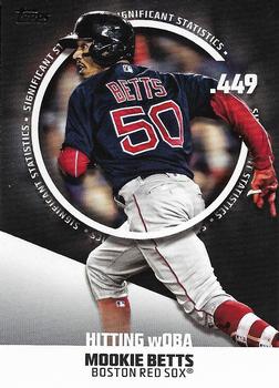 2019 Topps - Significant Statistics #SS-9 Mookie Betts Front