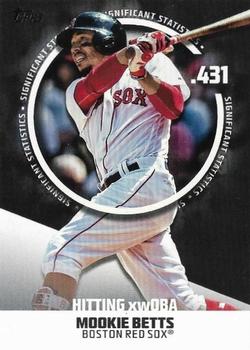 2019 Topps - Significant Statistics #SS-10 Mookie Betts Front