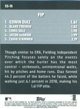 2019 Topps - Significant Statistics #SS-15 Edwin Diaz Back