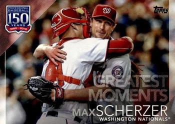 2019 Topps - 150 Years of Professional Baseball - Greatest Moments #GM-21 Max Scherzer Front