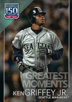 2019 Topps - 150 Years of Professional Baseball - Greatest Moments Black #GM-12 Ken Griffey Jr. Front