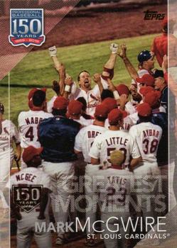2019 Topps - 150 Years of Professional Baseball - Greatest Moments 150th Anniversary #GM-5 Mark McGwire Front