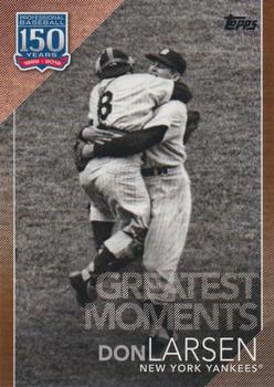 2019 Topps - 150 Years of Professional Baseball - Greatest Moments Gold #GM-1 Don Larsen Front