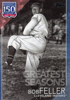 2019 Topps - 150 Years of Professional Baseball - Greatest Seasons Blue #GS-18 Bob Feller Front