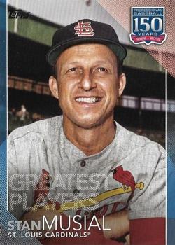 2019 Topps - 150 Years of Professional Baseball - Greatest Players Blue #GP-11 Stan Musial Front