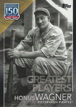 2019 Topps - 150 Years of Professional Baseball - Greatest Players Black #GP-9 Honus Wagner Front
