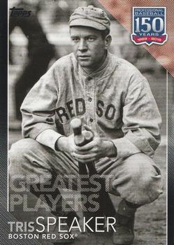 2019 Topps - 150 Years of Professional Baseball - Greatest Players Black #GP-24 Tris Speaker Front