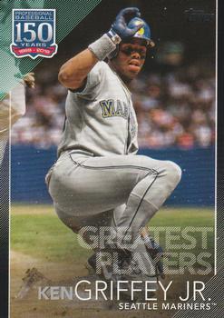 2019 Topps - 150 Years of Professional Baseball - Greatest Players Black #GP-35 Ken Griffey Jr. Front
