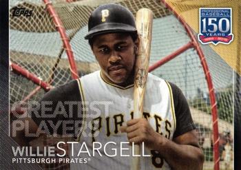 2019 Topps - 150 Years of Professional Baseball - Greatest Players Black #GP-43 Willie Stargell Front