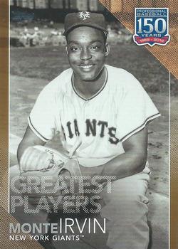 2019 Topps - 150 Years of Professional Baseball - Greatest Players Gold #GP-47 Monte Irvin Front