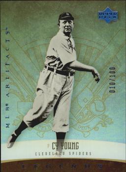 2005 Upper Deck Artifacts - Rainbow Blue #161 Cy Young Front