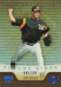 2005 Upper Deck Artifacts - Rainbow Blue #231 Jeff Miller Front