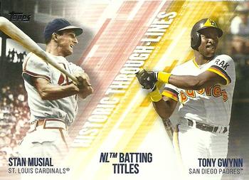 2019 Topps - Historic Through-Lines #HTL-18 Tony Gwynn / Stan Musial Front