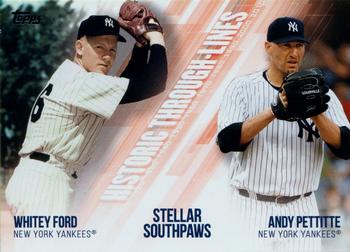 2019 Topps - Historic Through-Lines #HTL-19 Andy Pettitte / Whitey Ford Front