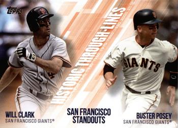 2019 Topps - Historic Through-Lines #HTL-41 Buster Posey / Will Clark Front