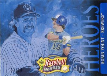 2005 Upper Deck Baseball Heroes - Blue #65 Robin Yount Front
