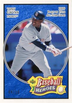 2005 Upper Deck Baseball Heroes - Blue #83 Tony Gwynn Front