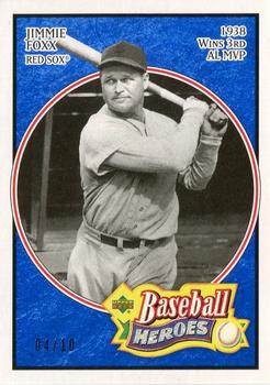 2005 Upper Deck Baseball Heroes - Blue #133 Jimmie Foxx Front