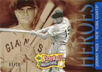 2005 Upper Deck Baseball Heroes - Blue #145 Johnny Mize Front