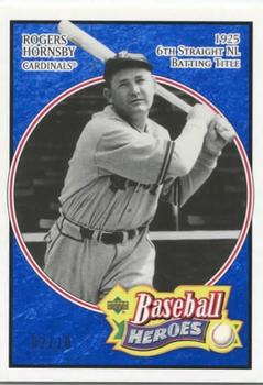2005 Upper Deck Baseball Heroes - Blue #173 Rogers Hornsby Front