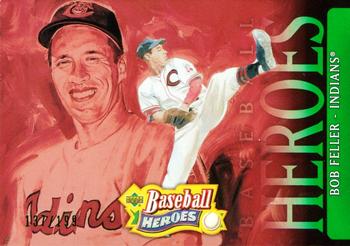 2005 Upper Deck Baseball Heroes - Emerald #5 Bob Feller Front