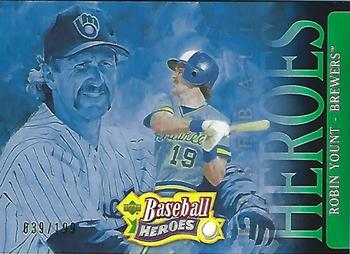 2005 Upper Deck Baseball Heroes - Emerald #65 Robin Yount Front