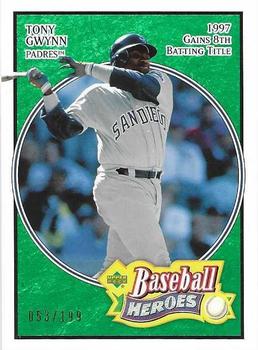 2005 Upper Deck Baseball Heroes - Emerald #82 Tony Gwynn Front