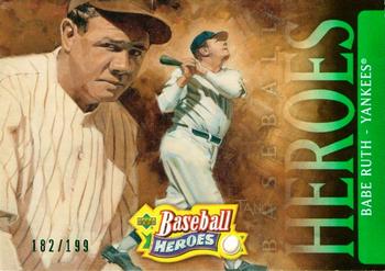 2005 Upper Deck Baseball Heroes - Emerald #105 Babe Ruth Front