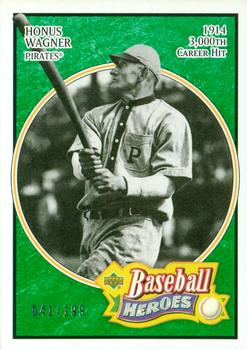 2005 Upper Deck Baseball Heroes - Emerald #124 Honus Wagner Front