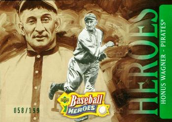2005 Upper Deck Baseball Heroes - Emerald #125 Honus Wagner Front