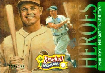 2005 Upper Deck Baseball Heroes - Emerald #135 Jimmie Foxx Front