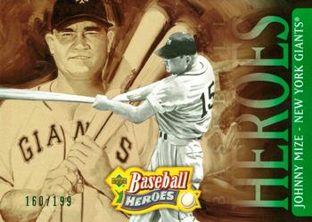 2005 Upper Deck Baseball Heroes - Emerald #145 Johnny Mize Front