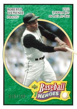 2005 Upper Deck Baseball Heroes - Emerald #169 Roberto Clemente Front