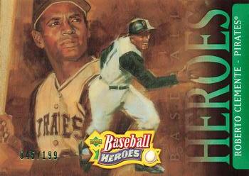 2005 Upper Deck Baseball Heroes - Emerald #170 Roberto Clemente Front
