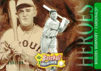 2005 Upper Deck Baseball Heroes - Emerald #175 Rogers Hornsby Front