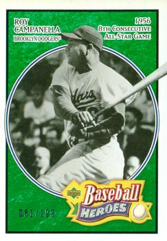 2005 Upper Deck Baseball Heroes - Emerald #179 Roy Campanella Front