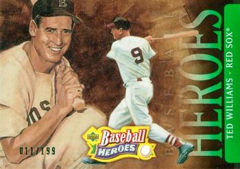 2005 Upper Deck Baseball Heroes - Emerald #190 Ted Williams Front